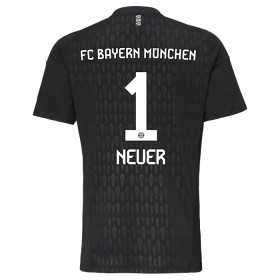 Camisolas FC Bayern de Munique Manuel Neuer 1 Guarda Redes Criança 1º Equipamento Principal 2023-24 Manga Curta